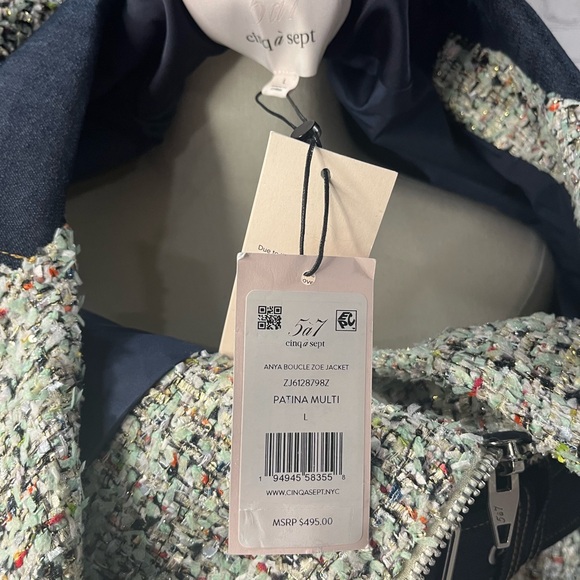 NWT Cinq à Sept Anya Boucle Zoe - L - Picture 14 of 16